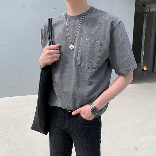 RT No. 1488 WASHED GRAY SHIRT