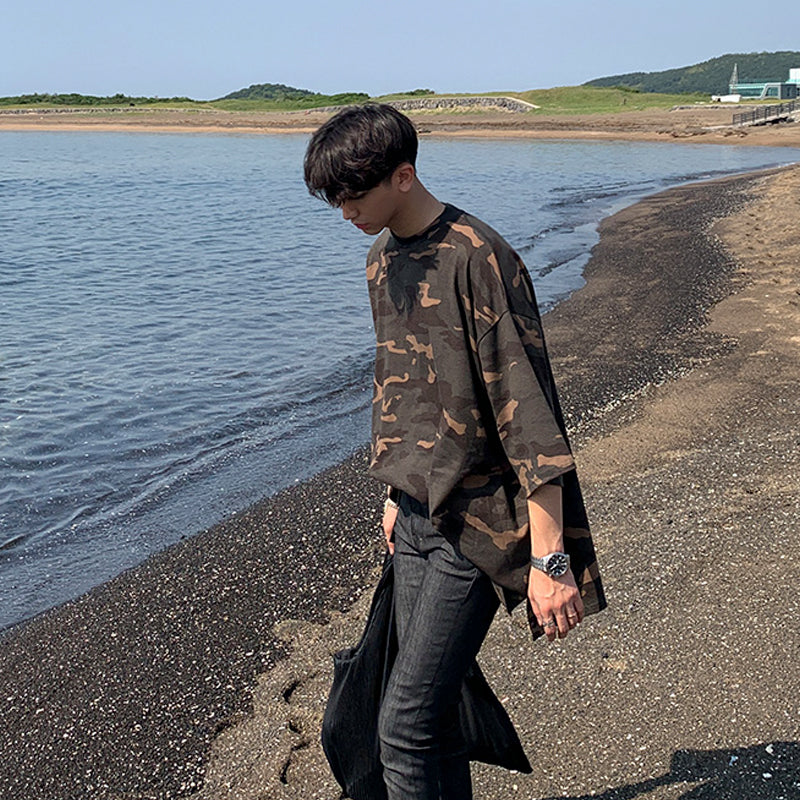 RT No. 546 OVERSIZE CAMO SHIRT