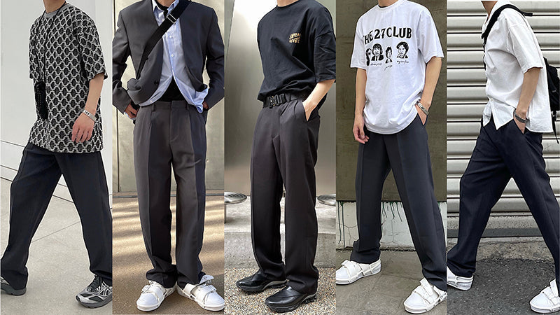 RT No. 1542 CASUAL WIDE PANTS