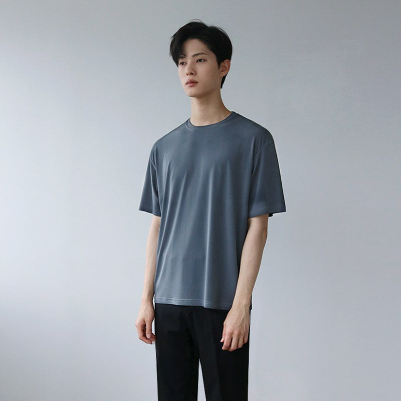 RT No. 1757 BASIC COTTON HALF SLEEVE SHIRT