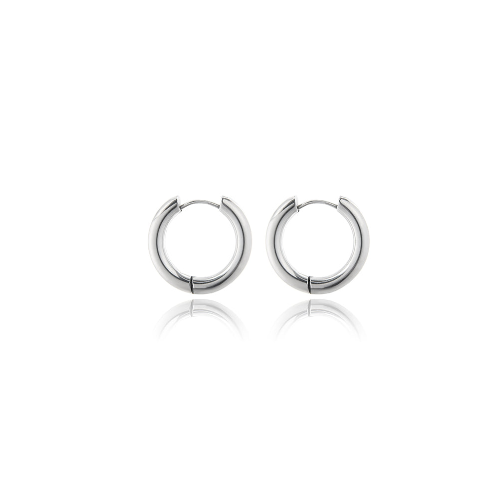 THICK HOOP RING EARRING