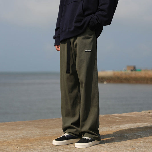 RT No. 5353 CASUAL WIDE STRAIGHT PANTS