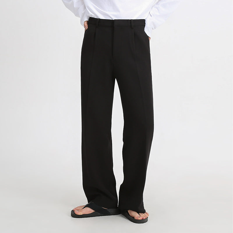 RT No. 2526 DRAPES STRAIGHT WIDE PANTS