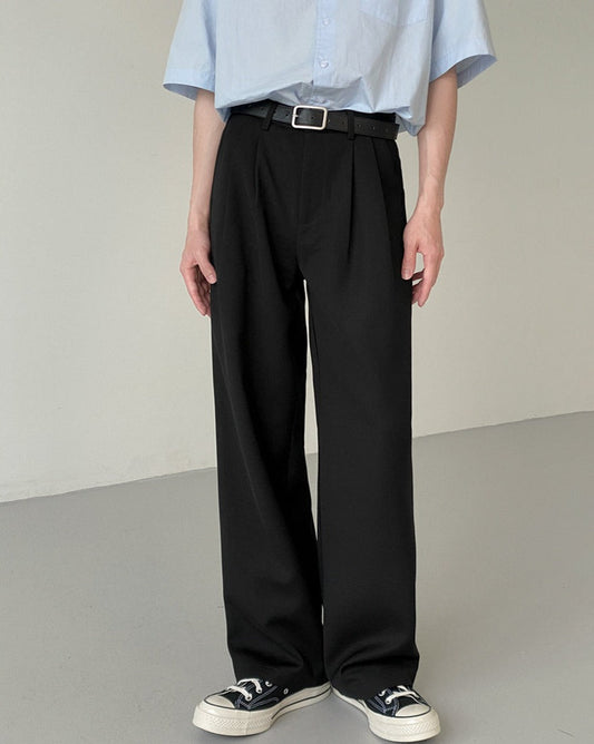 RT No. 5127 DRAPE STRAIGHT PANTS