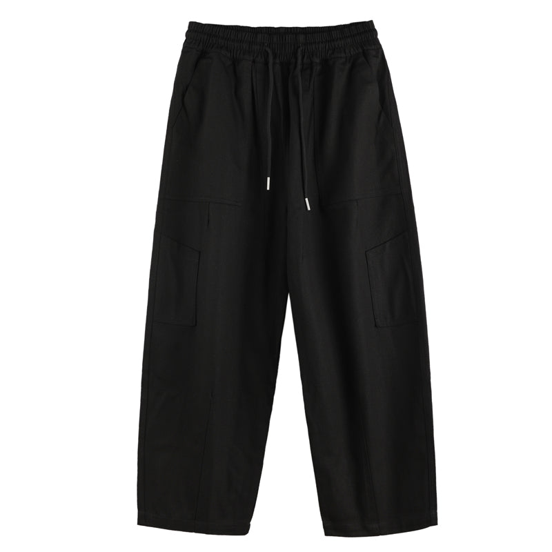 RT No. 5142 JAPANESE STYLED WIDE STRAIGHT CARGO PANTS