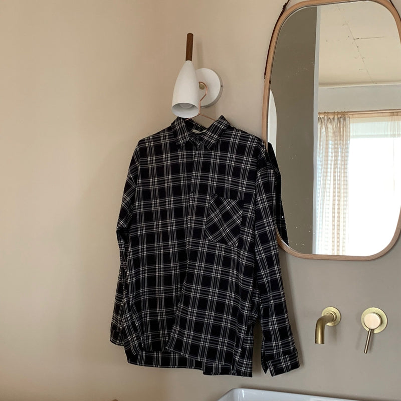 RT No. 2014 LOOSE PLAID SHIRT