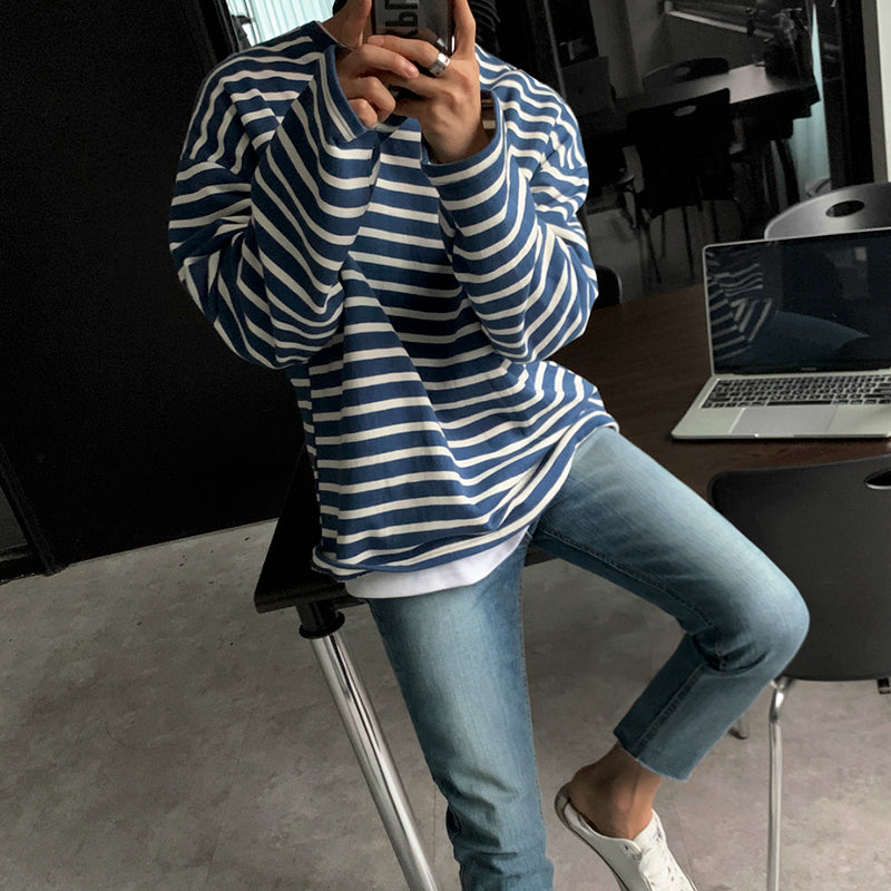 RT No. 3069 STRIPED WIDE LONGSLEEVE