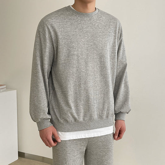 RT No. 4212 GRAY/BLACK SWEATER & WIDE SWEATPANTS