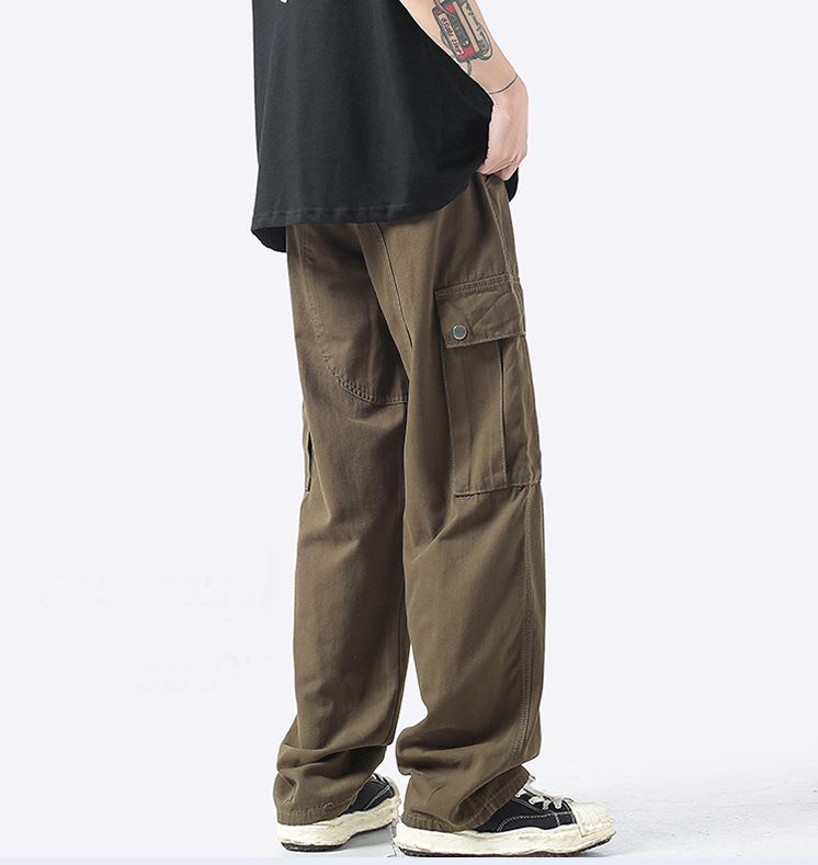 RT No. 5155 RETRO STYLED CASUAL CARGO PANTS