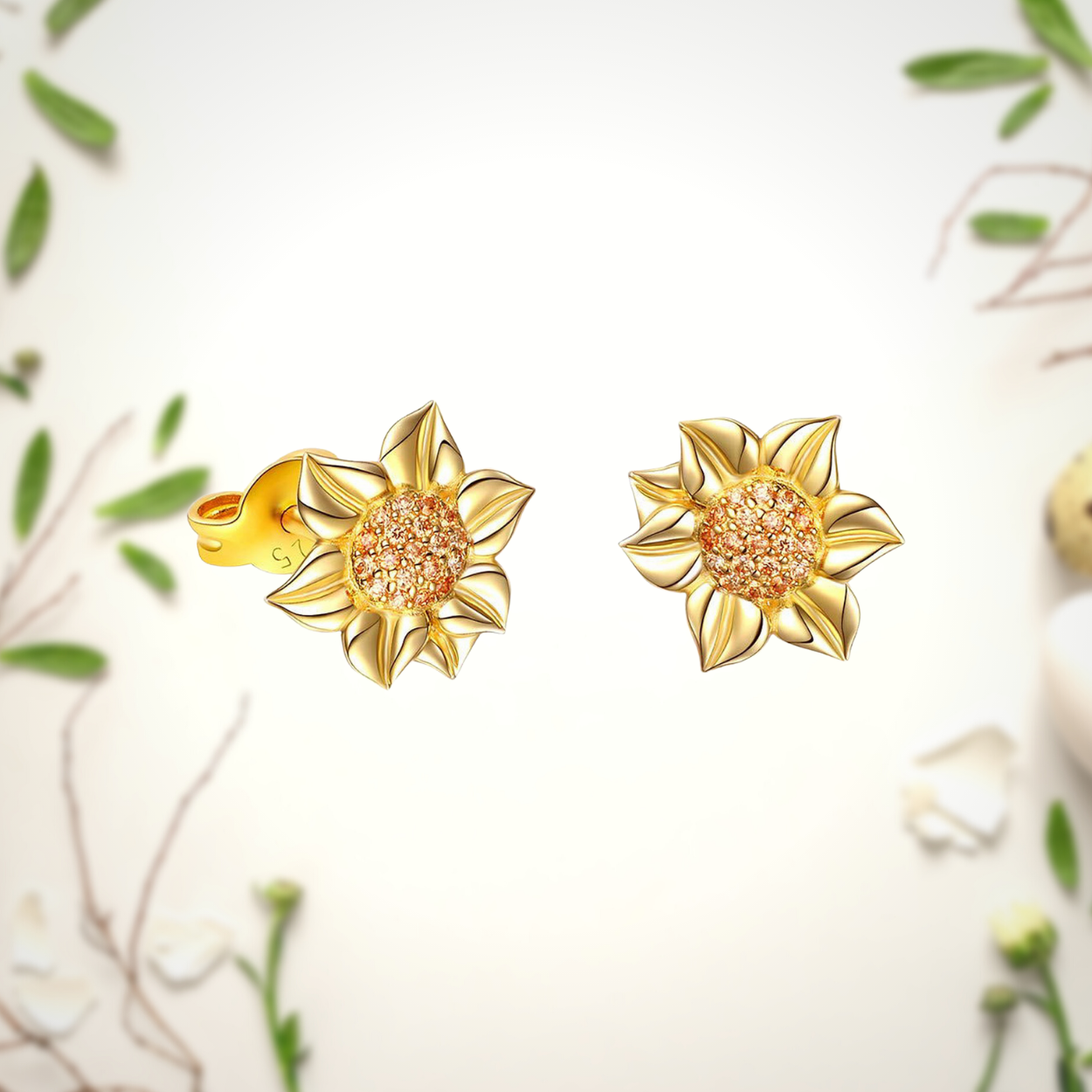 Blooming Sunflower Earrings