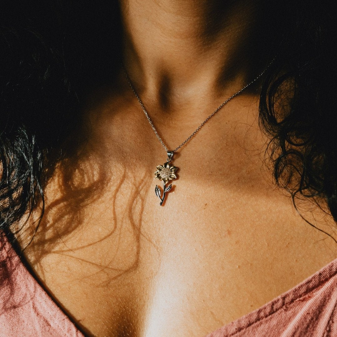 Blooming Sunflower Necklace