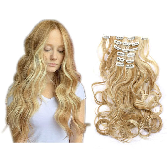 Clip in Hair Extensions 7 Piece 20" Inch