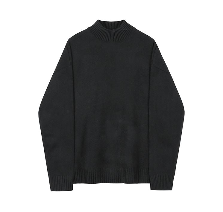 RT No. 1264 KNITTED HALF TURTLENECK SWEATER